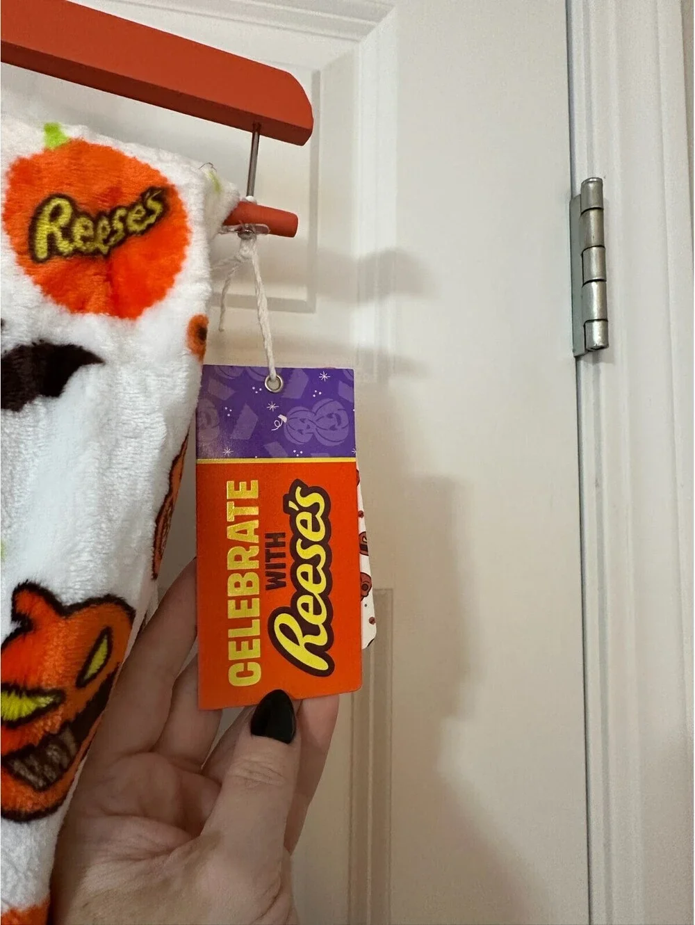 Reese's Halloween Oversized Plush Throw Blanket 60
